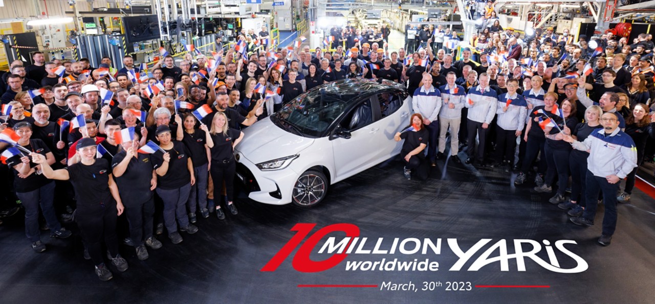 Toyota Yaris raggiunge il traguardo dei 10 milioni di unità vendute in tutto il mondo 
